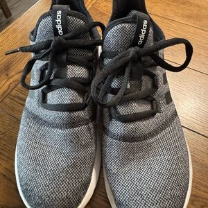 Adidas Men's Black and Gray Shoes